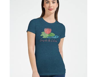 Consider the Lilies T-Shirt - Casual Easter Wear for Women - Inspirational Christian Shirt