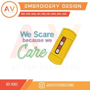 Citation Monster Inc - motif de broderie appliqué - fichier de broderie machine (cerceaux 5 x 7, 8 x 8) (Ref 063)