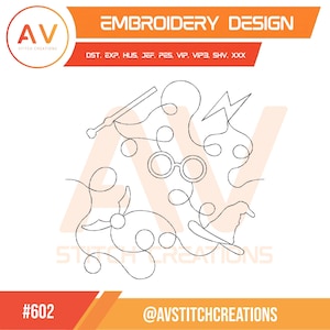 Wizard School Quilt Block Magic Shield Patch Machine Embroidery Design, PES JEF DST 4x4 5x7 8x8