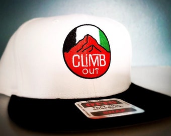 Climb Out + Climbers for Palestine Global Climb-a-thon 2024 Snapback Hat