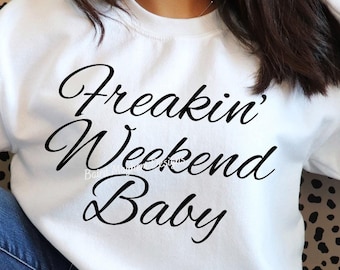 Freakin 'Weekend svg png, Wochenende svg, Damen Shirt, Sommer svg, Weekend Vibes svg, Memories svg, Weekending, digitaler Download
