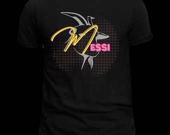Archivo PNG de la cabra de Messi, listo para imprimir en formato DTF, imagen transparente, regalo para fans de Messi, descarga digital, SVG deportivo para camisetas y ropa.