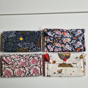 Porte monnaie souple en tissu