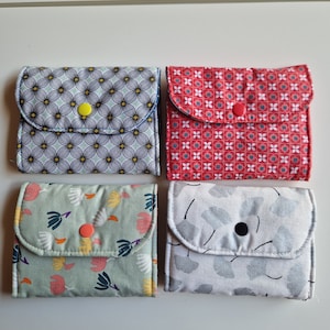Porte carte souple en tissu