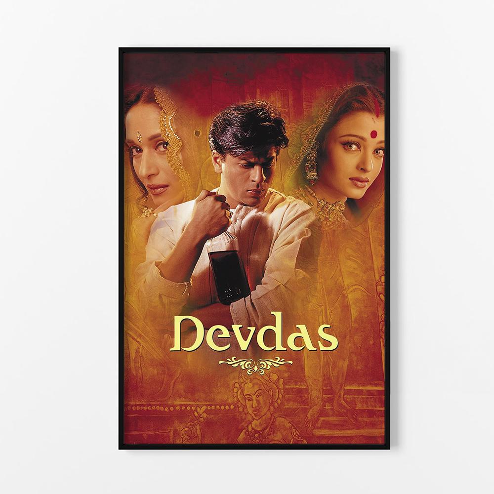 Devdas Classic Bollywood Movie Posters Poster Prints Wall Art A4 A3 A2 ...