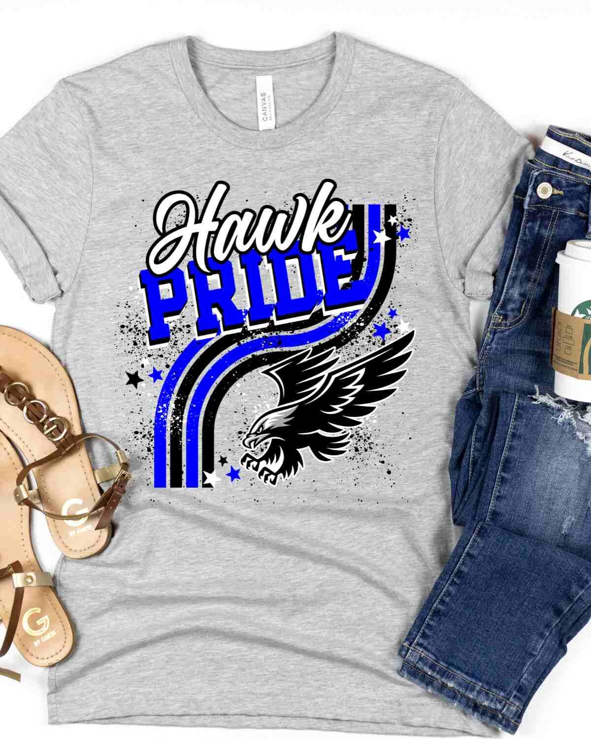 Hawks Digital Download Hawks Png Hawk Pride Wavy Retro Png Custom ...