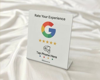 Support d'évaluation Google pour tap NFC - Évaluation instantanée 5 étoiles