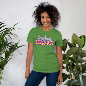 Reading Teacher Tie-Dye Unisex t-shirt