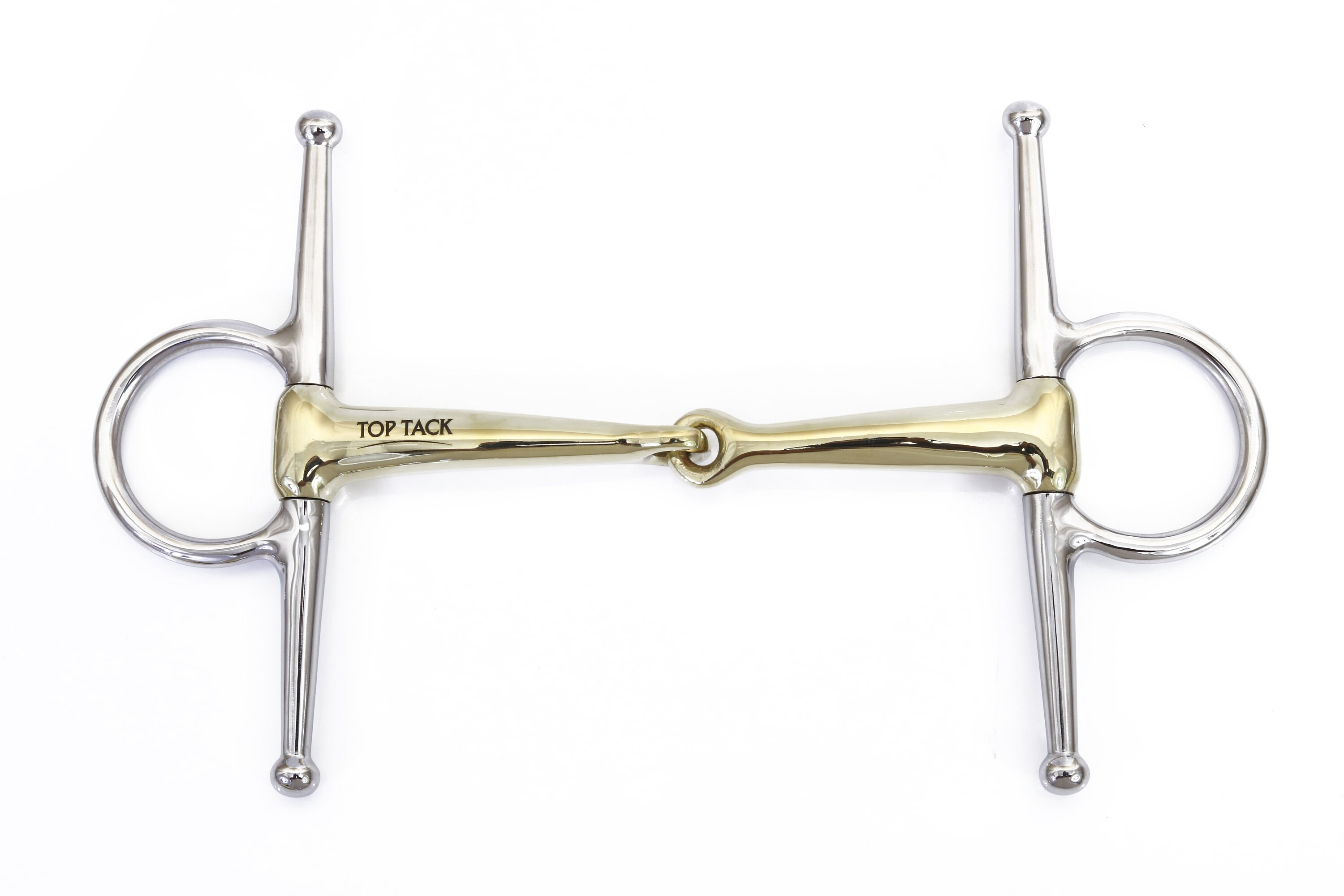 Mors De Cheval Allemand Top Tack – Joues Complètes à Simple Articulation, 16mm