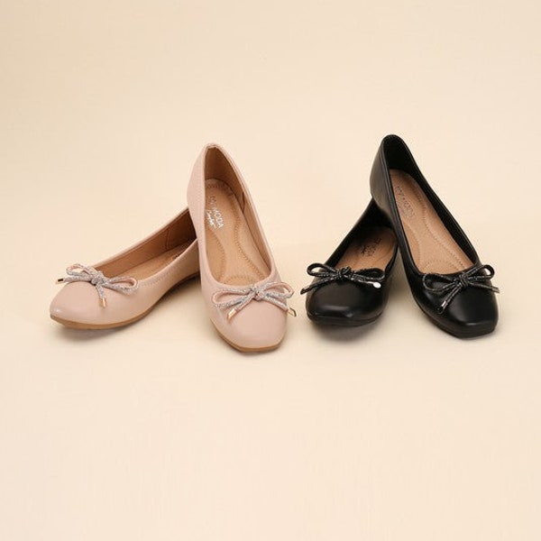 DOROTHY-77 Bow Ballet Flats