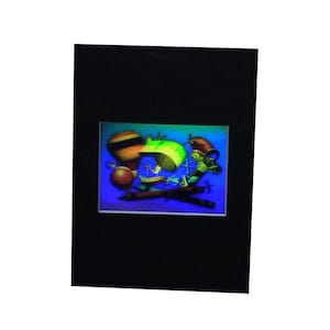 TOYS Hologram Picture (MATTED), 3D Collectible Embossed Type Animated Stereogram, 3D Toys Hologram Lovers, High-Quality 3D Holographic Arts