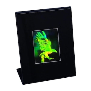 3D EAGLE Hologram Picture (DESK STAND), Collectible Embossed Type Film, Vintage 19980s Eagle Lovers Gifts, High-Quality 3D Holographic Arts