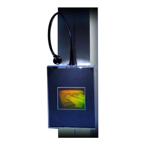 3D NEC Commercial Projector Hologram Picture (Lighted Wall Display), Collectible Photopolymer Film, High-Quality 1990s NEC Holographic Arts