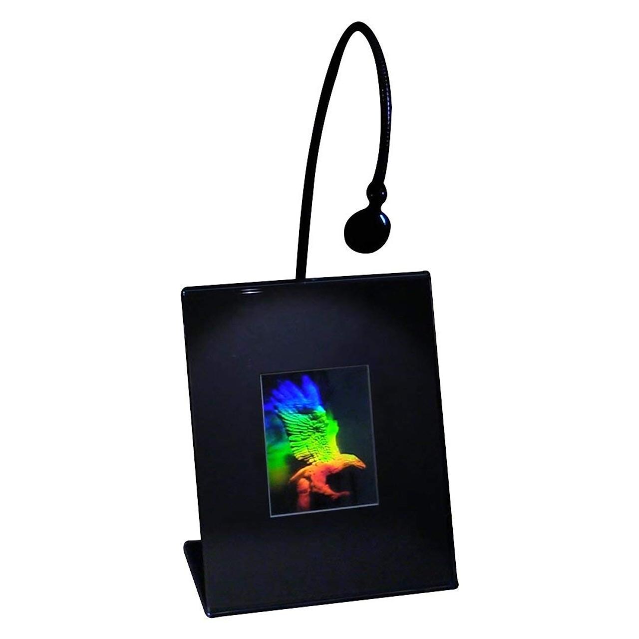 3D EAGLE Hologram Picture (Lighted Desk Stand), 3D Collectible Embossed Type Hologram, 3D EAGLE Lover Gifts, High-Quality 3D Holographic Art