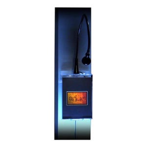 LIGHTED WALL DISPLAY 3D World Map Hologram Picture, Collectible Photopolymer Type Film, World Map Lover Gifts, High-Quality Holographic Arts