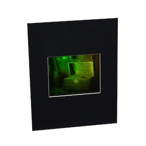 3D Attic with Trunk Hologram Picture (MATTED), Collectible on Silver Halide Type Film, Vintage Lover Gift, High-Quality Holographic Art