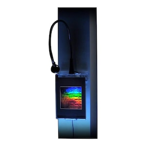 3D Circuit Board Hologram Picture (LIGHTED WALL DISPLAY), Collectible Embossed Film Type, Circuit Board Lovers, High-Quality Holographic Art