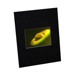 Hologram Saturna 3D (MATOWANY), kolekcjonerska folia fotopolimerowa Polaroid, prezent dla miłośnika kosmosu, vintage z lat 80. XX wieku, wysokiej jakości sztuka holograficzna