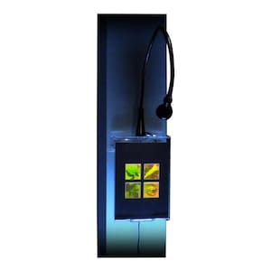 3D Nature 4-up 2-Channel Hologram Picture LIGHTED WALL DISPLAY, Collectible Polaroid Photopolymer Film, High-Quality Nature Holographic Art