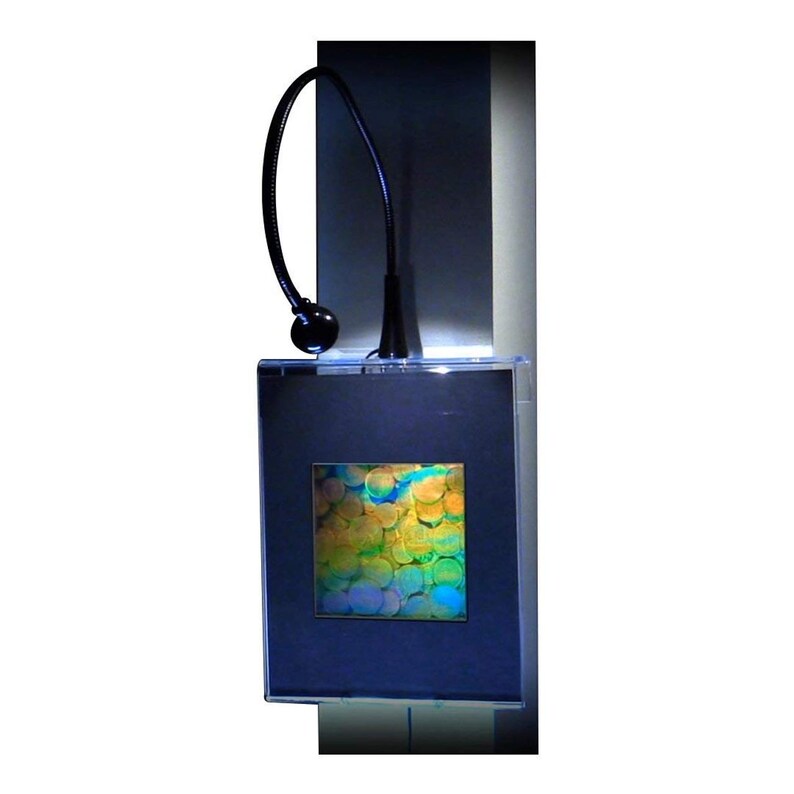 LIGHTED WALL DISPLAY 3D Foreign Coins Hologram Picture, Collectible ...