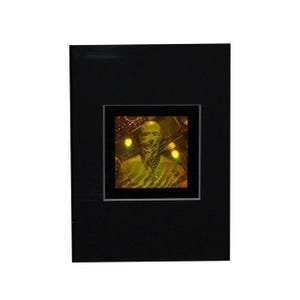 MATTED 3D High Tech Man Hologram Picture, Collectible Photopolymer Type Film, High Tech Man Lover Gifts, High-Quality Tech Holographic Arts