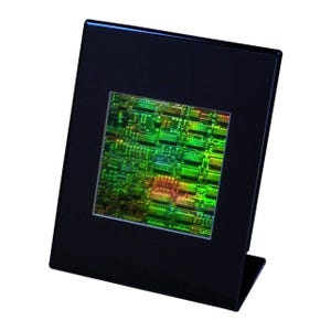 3D Circuit Board Hologram Picture (DESK STAND), Collectible EMBOSSED Type Film, Vintage 1980s 3D Circuit Board High-Quality Holographic Arts