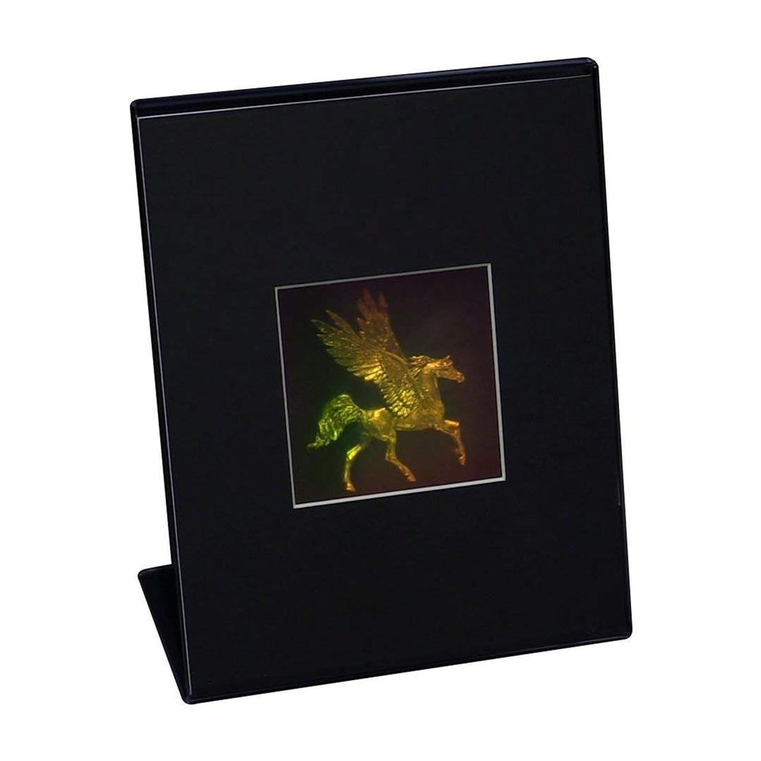 Homogram Desk 3D Pegasus Hologram Desk Stand, Polaroid Photopolymer Film, Collectible ...