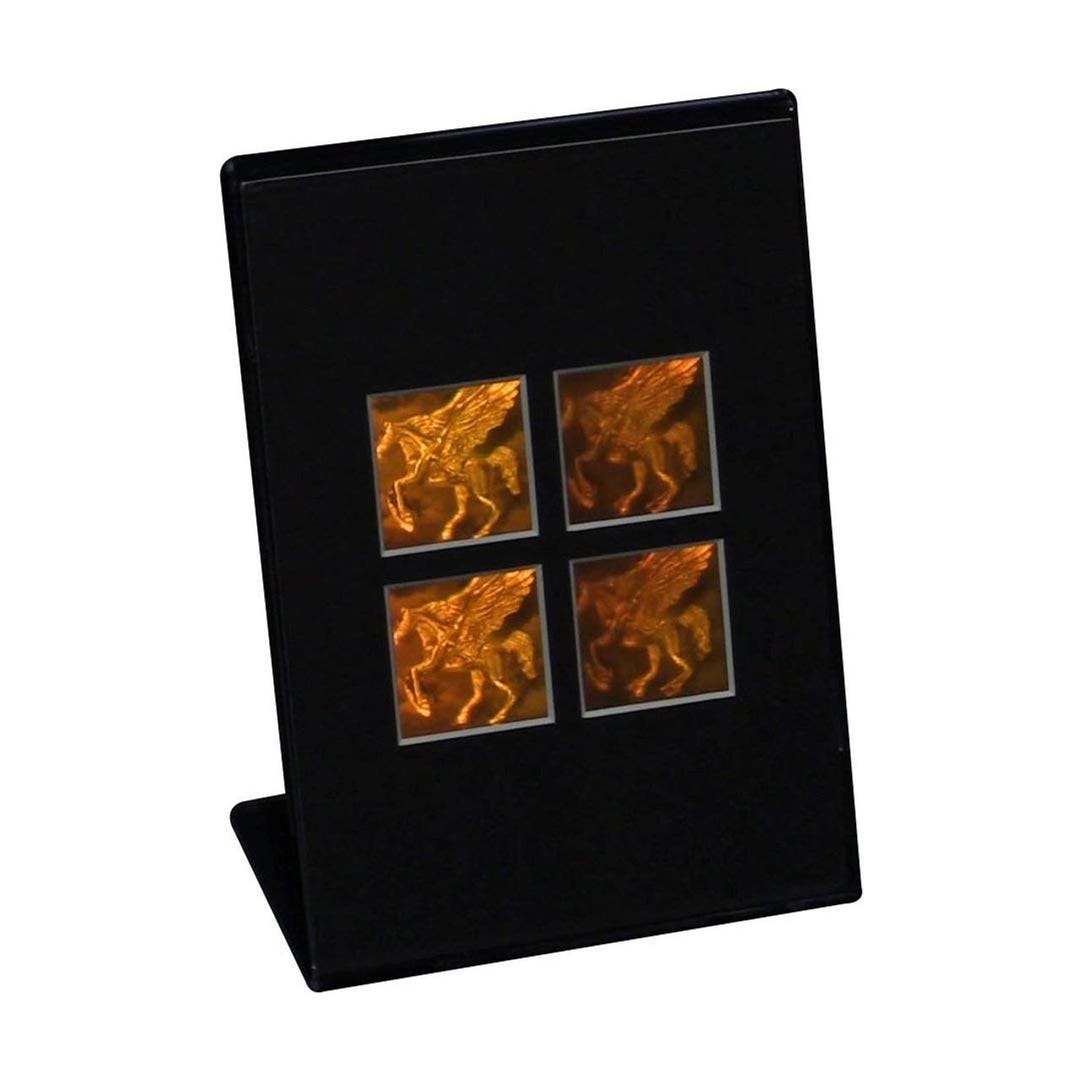 Homogram Desk 3D Pegasus 4-up 2-channel Hologram (DESK STAND), 1980s Collectible ...