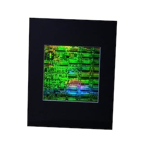 3D Circuit Board Hologram Picture (MATTED), Collectible EMBOSSED Type Film, 3D Circuit Board Lovers, High-Quality Circuit Holographic Arts