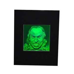 MATTED 3D Dracula/Werewolf Multi-Channel Hologram Picture, Collectible Photopolymer Type Film, Dracula Lovers, High-Quality Holographic Arts