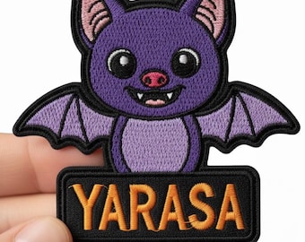 Halloween Patch, Fledermaus Aufnäher, Gruseliges Outfit Dekor