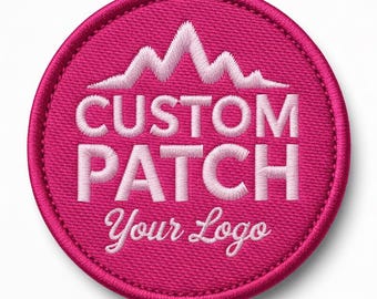 Custom Embroidered Logo Patch | Iron-On or Sew-On