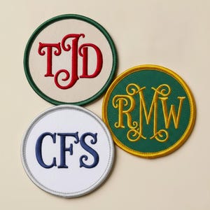 Toppa monogramma personalizzata, toppa nome personalizzata termoadesiva, toppa con testo personalizzato per cappelli e giacche, toppa iniziale in tessuto da cucire, toppe personalizzate