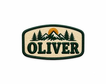 Personalized Winter Beanie Name Patch, Custom Knit Hat Patch, Christmas Gift, Personalized Gift for Girls and Men