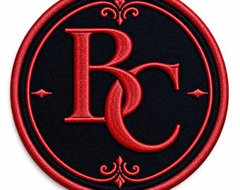 Custom Monogram Patch, Personalized Initial Patch, Custom Letter Gift, Christmas Gift for Men and Women