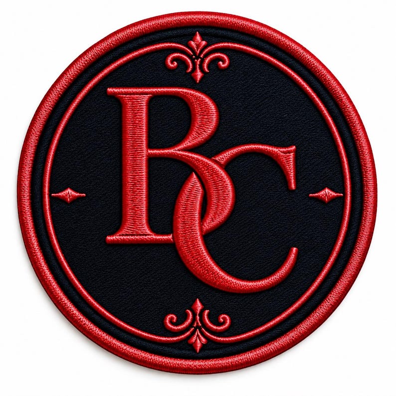 Anpassad monogramlapp, personlig initiallapp, personlig bokstavsgåva, julklapp för män och kvinnor bild 1