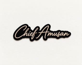 Custom Script Name Patch, Personalized Jacket Patch, Christmas Gift for Men & Girls