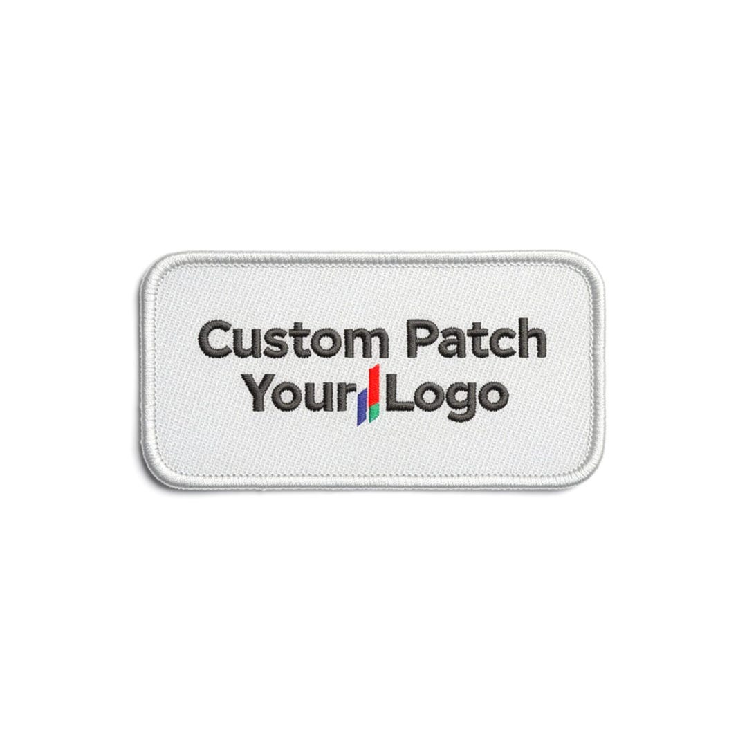 Custom Rectangle Embroidery Patch | Personalized Logo for Clothing ...