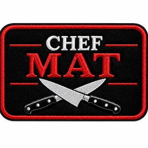 Gepersonaliseerde chef-kok naampatch | Patch op maat voor keukenuniform | Kerstcadeau voor mannen, vrouwen en meisjes | Kookcadeau