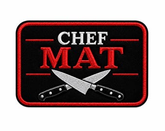 Personalized Chef Name Patch | Custom Kitchen Uniform Patch | Christmas Gift for Men, Women & Girls | Cooking Gift