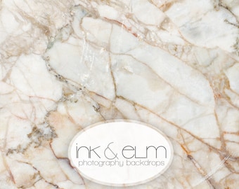 Marble Backdrop 3ft x 2ft, Food Photography marble Background backdrop, Product Backdrop, flat lay social media backdrop "Cultured Marble"