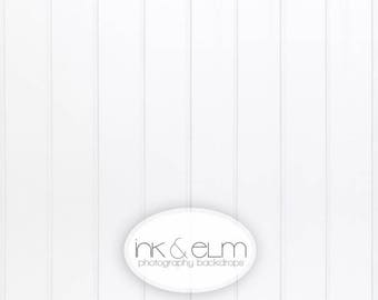 Photography Backdrop 5ft x 5ft, White Wood backdrop, Light white wood plank backdrop, White wood plank floor drop prop, "Sleek Whites"