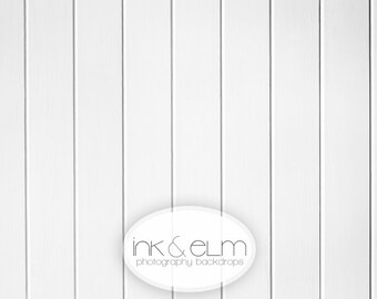 Photo Backdrop 2ft x 2ft NEW, Vinyl Photography Backdrop White Wood, White wood photo background, Photo prop floor drop, "Crisp and Clean"