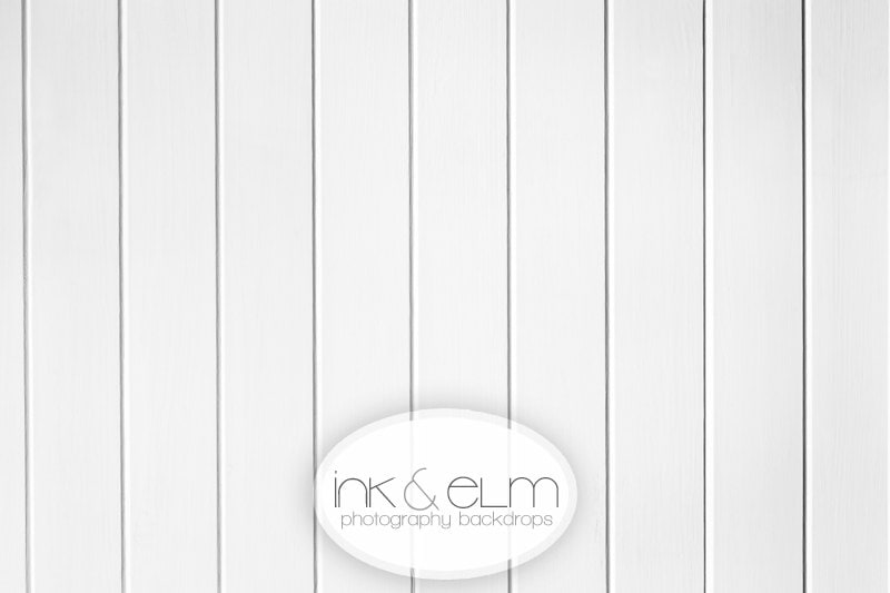 Photo Backdrop 2ft x 2ft NEW, Vinyl Photography Backdrop White Wood, White wood photo background, Photo prop floor drop, "Crisp and Clean"
