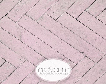 Herringbone Backdrop 3ft x 2ft, Food Backdrop, Product backdrop, small backdrop, Pink Herringbone Wood Backdrop, "Crossing Over (Pink)"