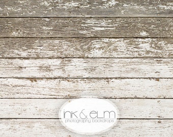 Photography Backdrop 3ft x 3ft, Shabby Rustic Old White Wood, Photo Backdrop, Photography Backdrop Background "Old White Wood Planks"