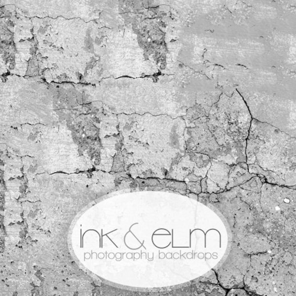 Vinyl Photography Backdrop 2ft x 2ft, Photo Backdrop Old Grunge Wall, Halloween Photo Booth Prop, Photography Background "Break Me Down"