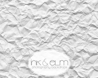 Backdrop 2ft x 2ft, Instagram Flat Lay Backdrop, facebook or blog product photo backdrop, social media photography backdrop "Crumpled Paper"