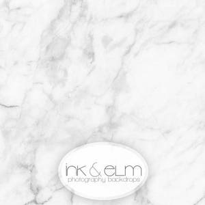 Marble Backdrop 2ft x 2ft, Food Photography marble photo Background, marble Product Backdrop, flat lay social media backdrop "Smooth Marble"