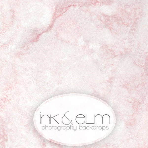 Backdrop 3ft x 3ft, Food Photography pink marble background, pink marble, Product Photography Backdrop, Ink and Elm "Soft Pink Marble"